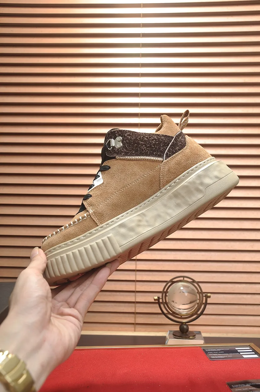 Men's shoes 💰640💶 [UGG] (full wool lining) top-end high-quality fur-in-one warm snow boots from Australia's warm luxury brand men's shoes, UGG-5877 official website synchronized, made of imported cowhide, carefully sewn...Imported rubber foam outsole (comfortable, soft, wear-resistant) The quality is really great...Exquisite workmanship, you can't put it down at first sight, available in sizes 39-44